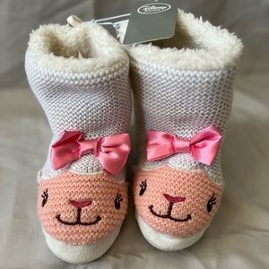NEW Disney Doc McStuffins Lambie Plush Slippers Child size 11/12 US